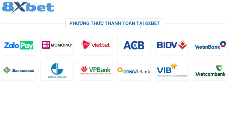 Trang chủ 39 Các phương thức thanh toán tại 8xbet